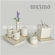 WBC0582A 7 Piece Fashionable Ceramic Bathroom Set