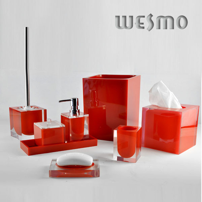 9 Piece Fashionable Polyresin Bathroom Set for Home