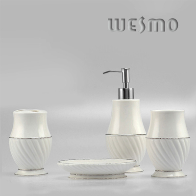 4 Piece WBC0586A Ceramic Bathroom Sets