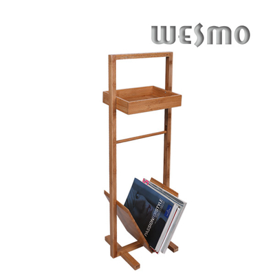 Eco Friendly 3 Tier bambu kamar mandi Modern handuk Shelfs untuk Home / Hotel